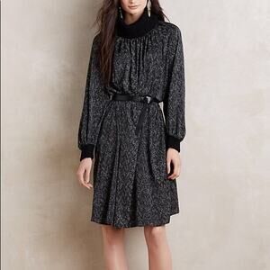 Anthropologie Dress Womens Extra Small Corey Lynn Calter Sweater Cowl Neck